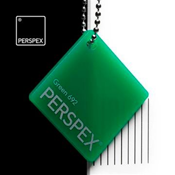 Akryl Perspex Grøn (692) gennemsigtig 3 mm 3050 x 2030 mm