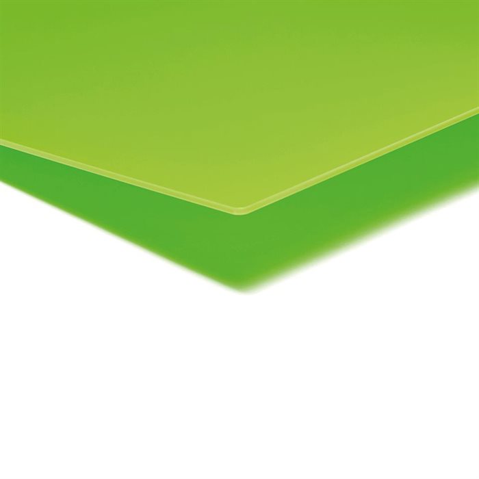 Plexiglas®  Grøn 3 mm (6H02) 3050 x 2050 mm