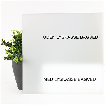 Opal Akryl 30 % 8 mm - Støbt