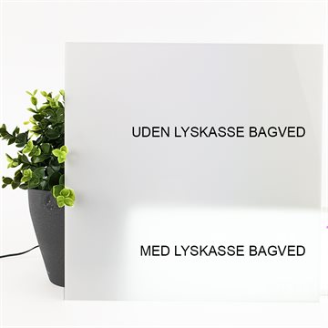 LED Opal Akryl 26 % 3 mm - Støbt (OBYL1)