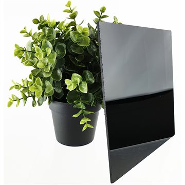 Akryl Støbt Sort (OSYA1) - 3 mm