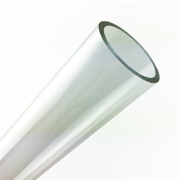 Akrylrør Ø 130 mm x 2000 mm (indv. Ø 124 mm) - Klar