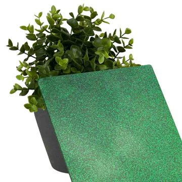 Grøn glitter akryl - Tilskåret (ALDSFA0622T) - 3 mm