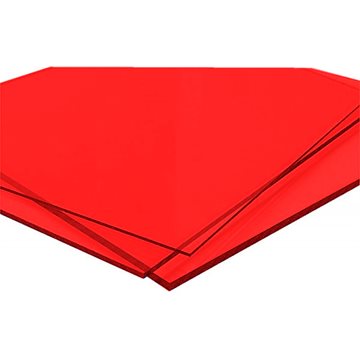 Plexiglas® Aquarelle Rød (30%) 3 mm