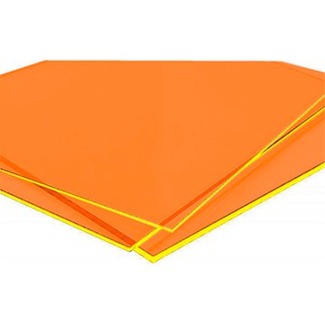 Akryl orange 3 mm (FKRA) (fluorescerende) 3050 x 2050 mm
