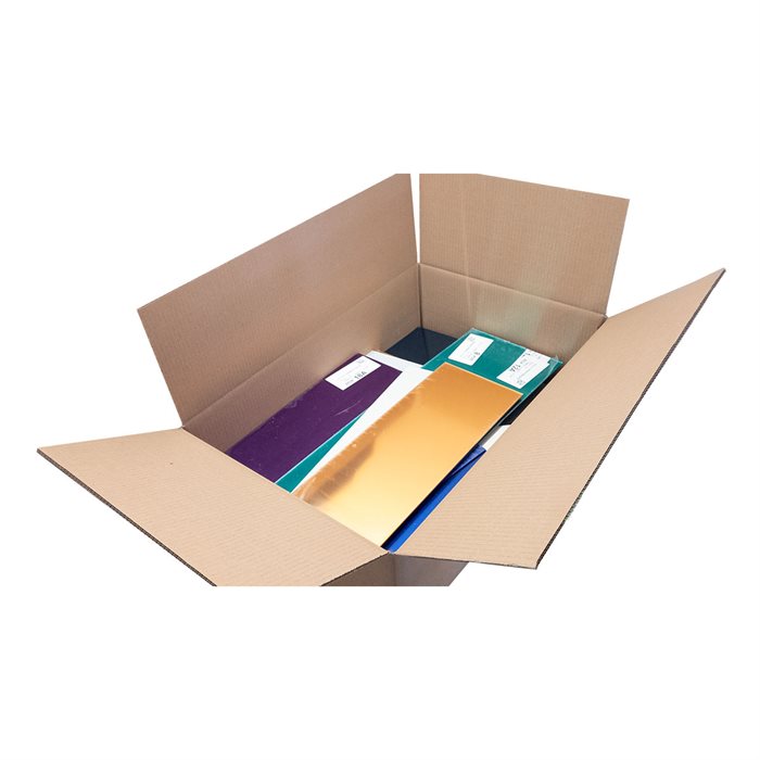 Blandet kasse med rester af - Akryl spejle - 10 kg