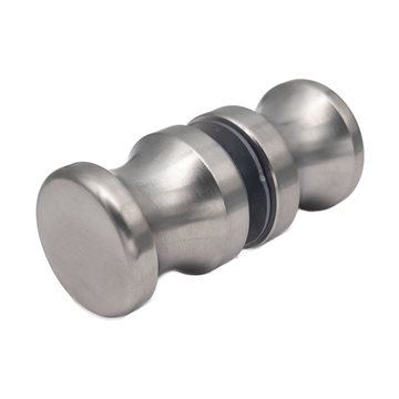 Knop Ø30 x 30 mm - Børstet stål