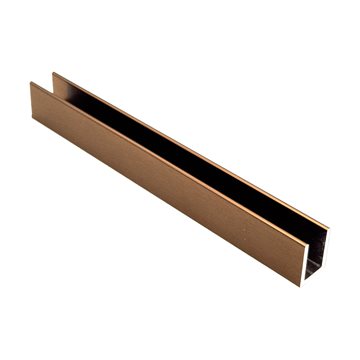 U profil - Antik Messing - 3000 mm - 19x14,3x19x2 mm