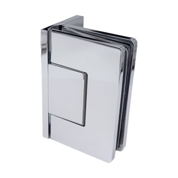 IG Classic væg til glas hængsel - Blank Krom - 1 stk.