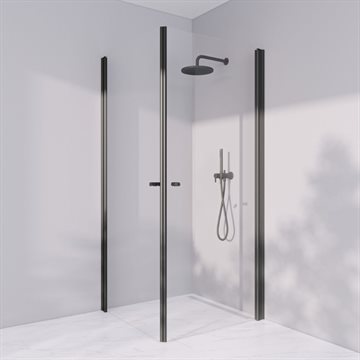 Brusekabine i standard mål - Prime PH22 - Mat sort