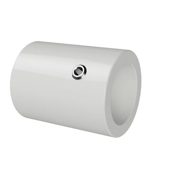 Stabiliseringsstang væg/loft beslag - Ø19 mm - Hvid