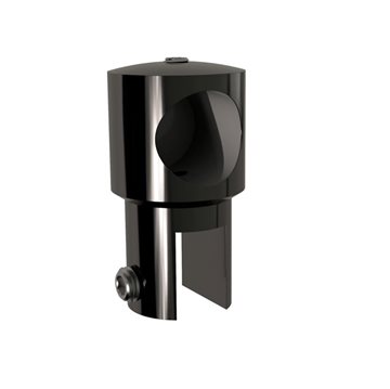 Stabiliseringsstang glasholder til 8 - 10 mm glas - Sort