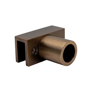Stabiliseringsstang glasholder til 8-12 mm glas - Antik Messing