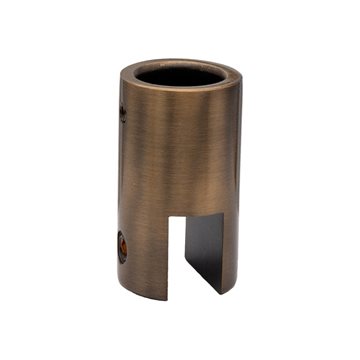Stabiliseringsstang loft/glas glasholder til 10 - 12 mm glas - Antik Messing