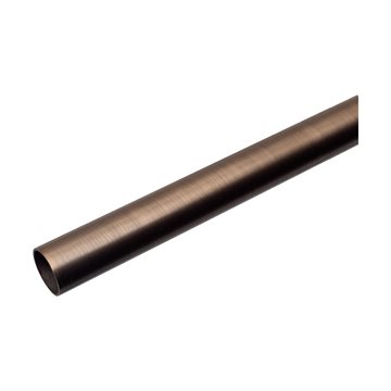 Stabiliseringsstang rør - 1250 mm - Ø19 mm - Antik Messing