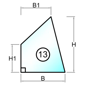 Hærdet glas med poleret kant - Figur 13