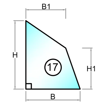 Hærdet glas med poleret kant - Figur 17