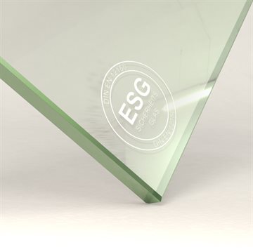 3 mm hærdet glas med granet kant - Figur 2