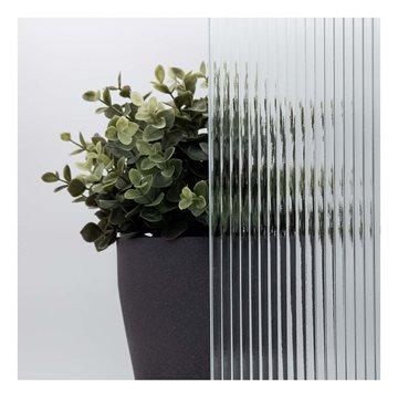 8 mm hærdet VISIOSUN lodret mønster med poleret kant