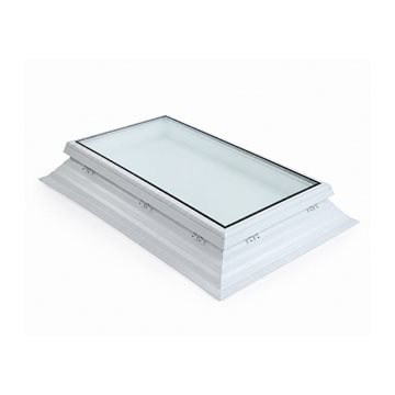 VITRIA fladtagsvindue - 100 x 130 - Fast - PVC 16/20 Kant