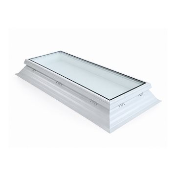 VITRIA fladtagsvindue - 100 x 220 - Fast - PVC 16/20 Kant