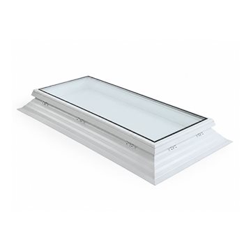 VITRIA fladtagsvindue - 60 x 120 - Fast - PVC 16/20 Kant