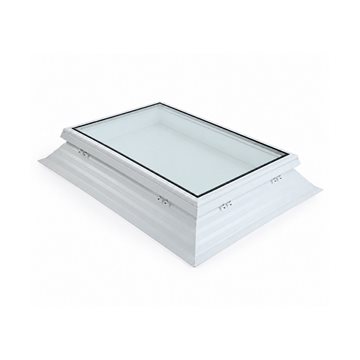 VITRIA fladtagsvindue - 80 x 110 - Fast - PVC 16/20 Kant