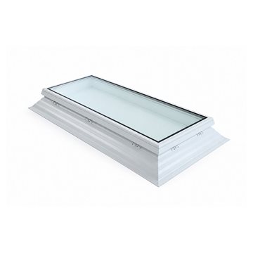 VITRIA fladtagsvindue - 80 x 180 - Fast - PVC 16/20 Kant
