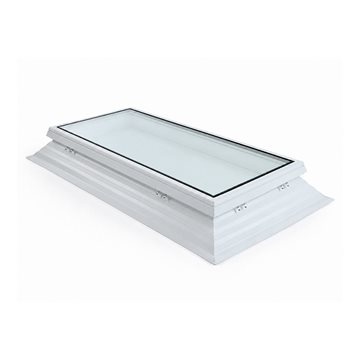 VITRIA fladtagsvindue - 90 x 150 - Fast - PVC 16/20 Kant