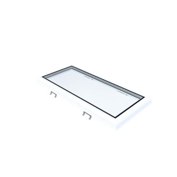 VITRIA fladtagsvindue - 40 x 100 - Fast - PVC Adapterramme