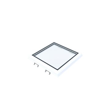VITRIA fladtagsvindue - 50 x 50 - Fast - PVC Adapterramme