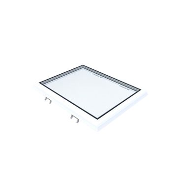VITRIA fladtagsvindue - 60 x 80 - Fast - PVC Adapterramme