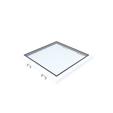 VITRIA fladtagsvindue - 70 x 70 - Fast - PVC Adapterramme