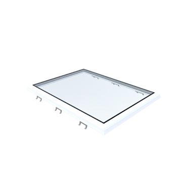 VITRIA fladtagsvindue - 80 x 110 - Fast - PVC Adapterramme