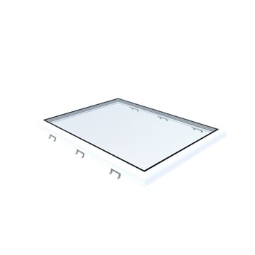 VITRIA fladtagsvindue - 90 x 120 - Fast - PVC Adapterramme