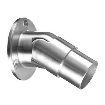 Justerbar vægflange, 0-50°, Q-line, MOD 0506, 304 - (13050604212) 130506-042-12 - 2 Stk.