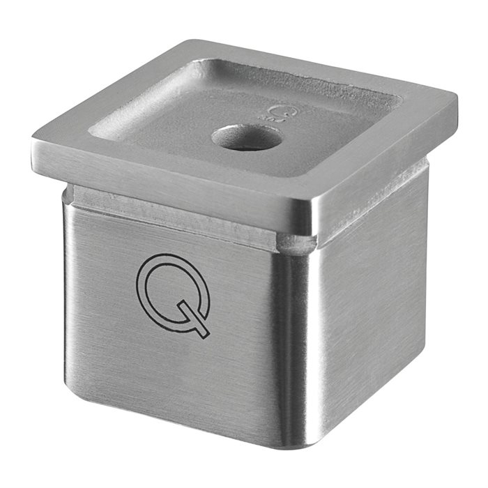 Rør adapter, 40x40x2 mm, Square Line, MOD 4727, 304 - (13472712) 134727-12 - 2 Stk.