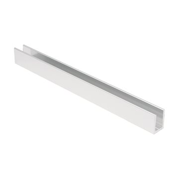 U profil - Blank Krom - 2,41 m - 19x14,3x19x2 mm