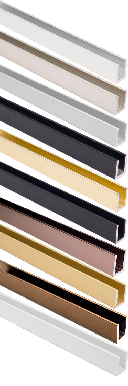 Uprofil - Flere farver - 19x14,3x19x2 mm
