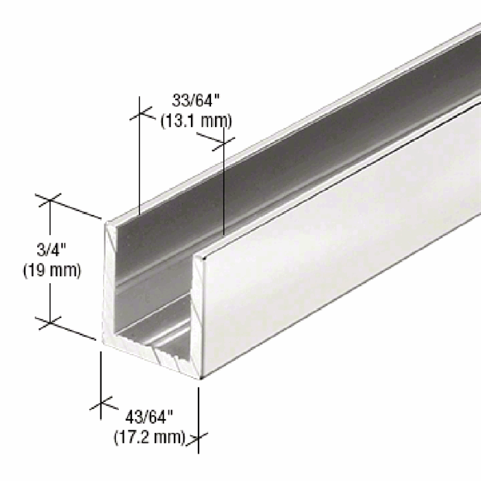 U-Profiler til 10 - 13 mm glas