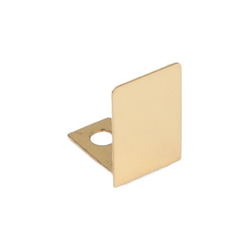 Endekappe til Uprofil - Blank Guld, 15x22x20 mm