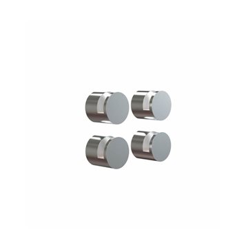 Frost - Spejlholder 3-6 mm Børstet - 4 stk.