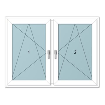 Dreje kip vindue - Schüco CT 70 AS profiler - Type 00410