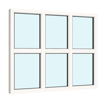 Fastkarmsvindue - Schüco CT 70 AS profiler - Type 050