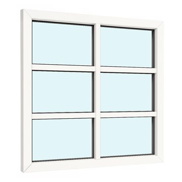 Fastkarmsvindue - Schüco CT 70 AS profiler - Type 052